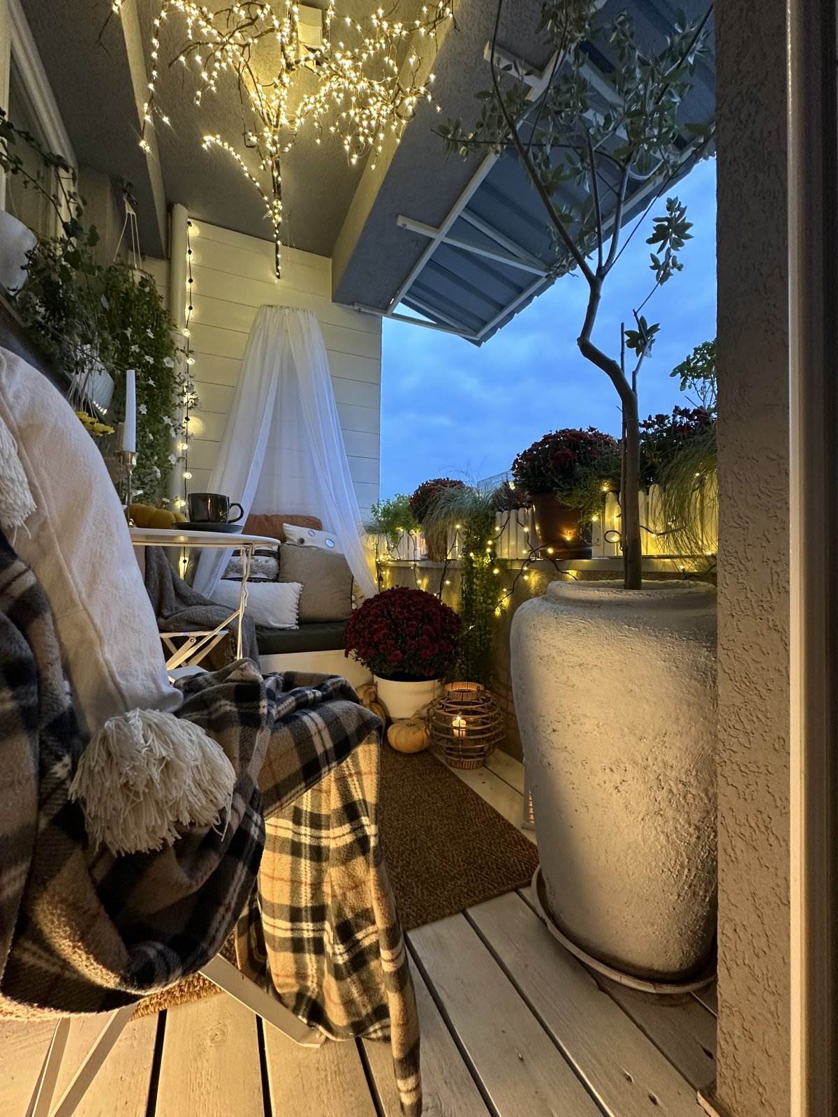 Cvetanka Belički iz Makedonije, jesenja terasa