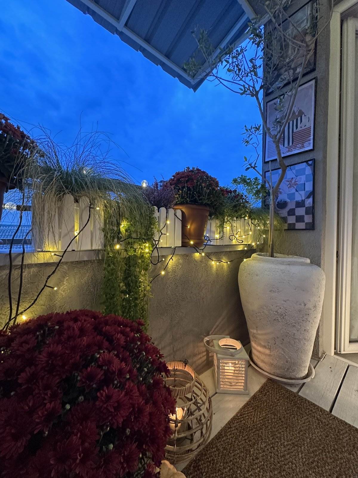 Cvetanka Belički iz Makedonije, jesenja terasa