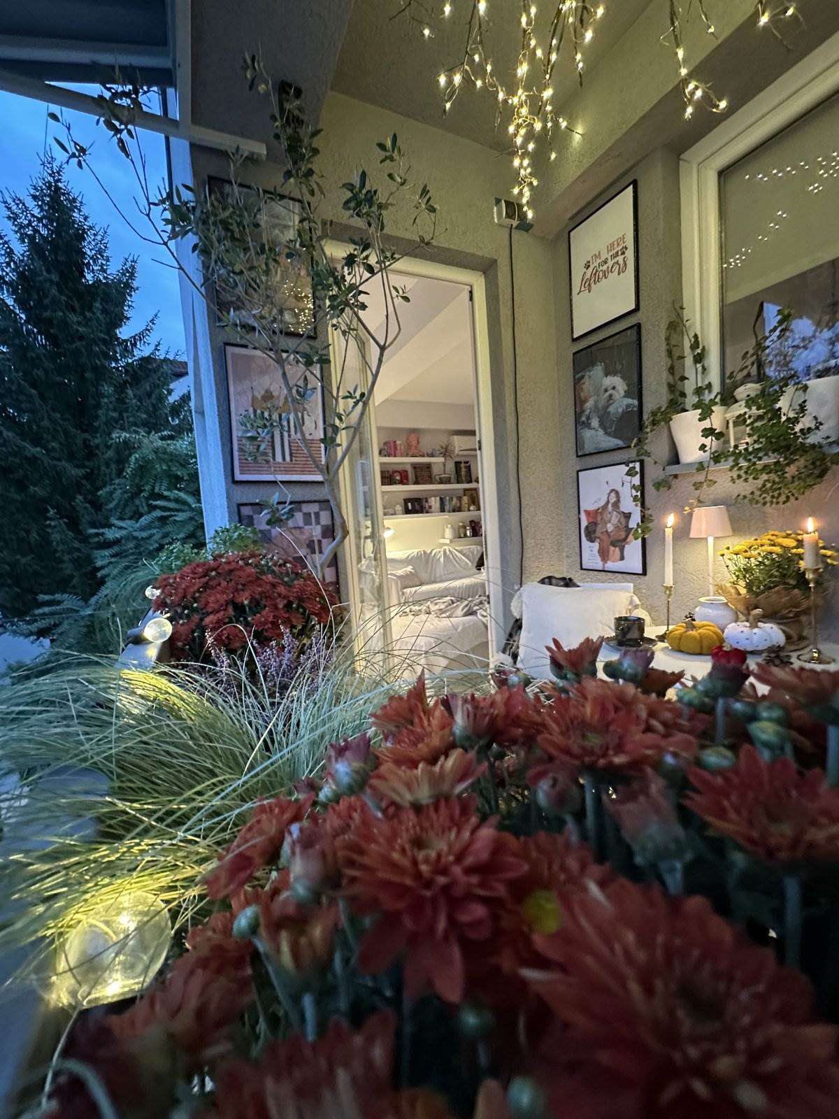 Cvetanka Belički iz Makedonije, jesenja terasa