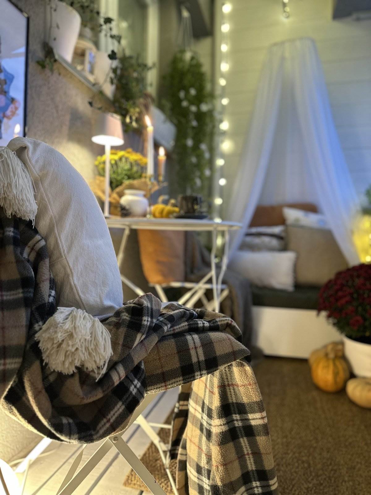 Cvetanka Belički iz Makedonije, jesenja terasa