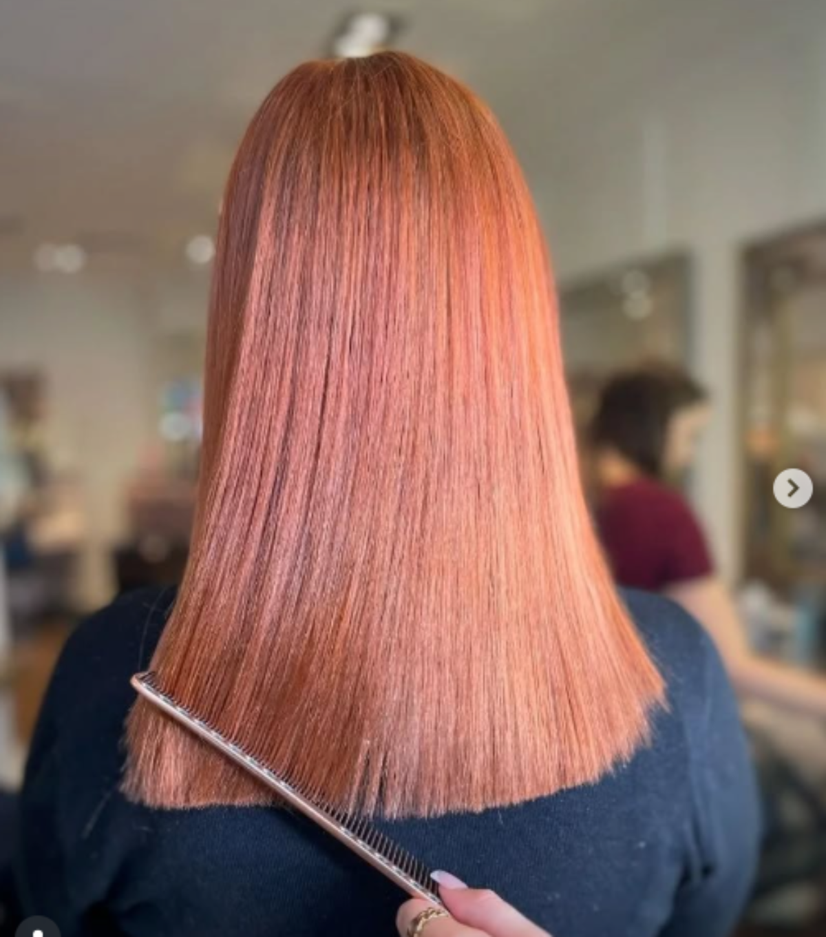 Roze bakarna boja kose