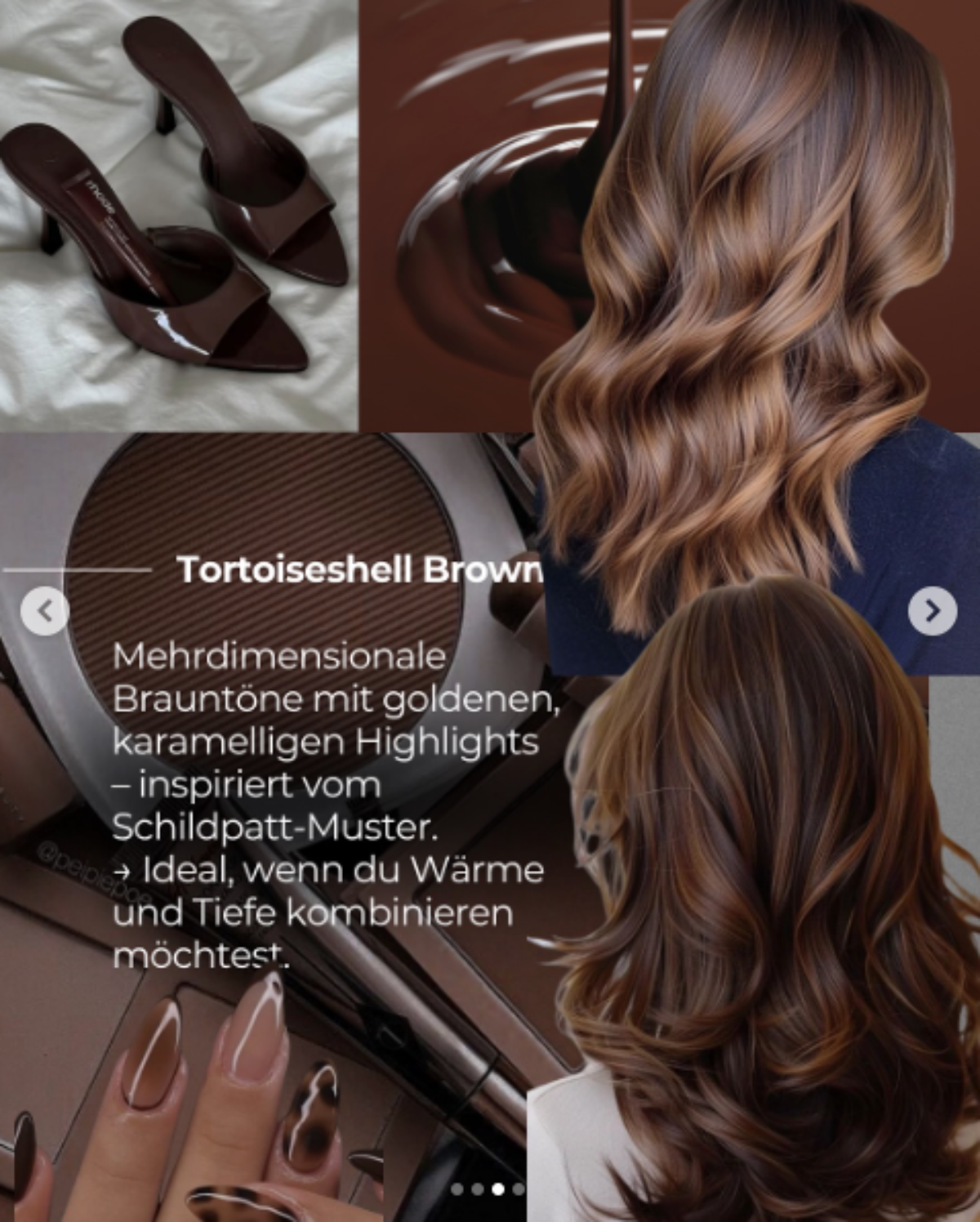 Tortoiseshell braon boja kose