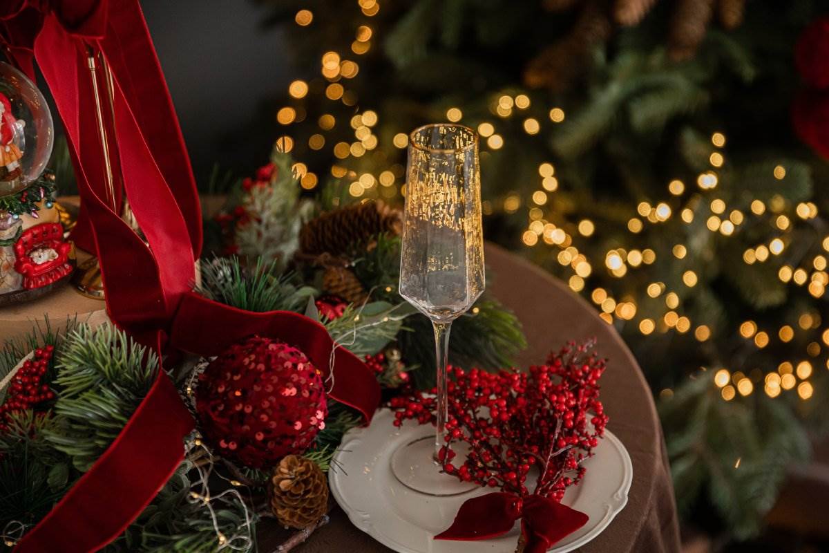 Novogodišnja dekoracija za sto