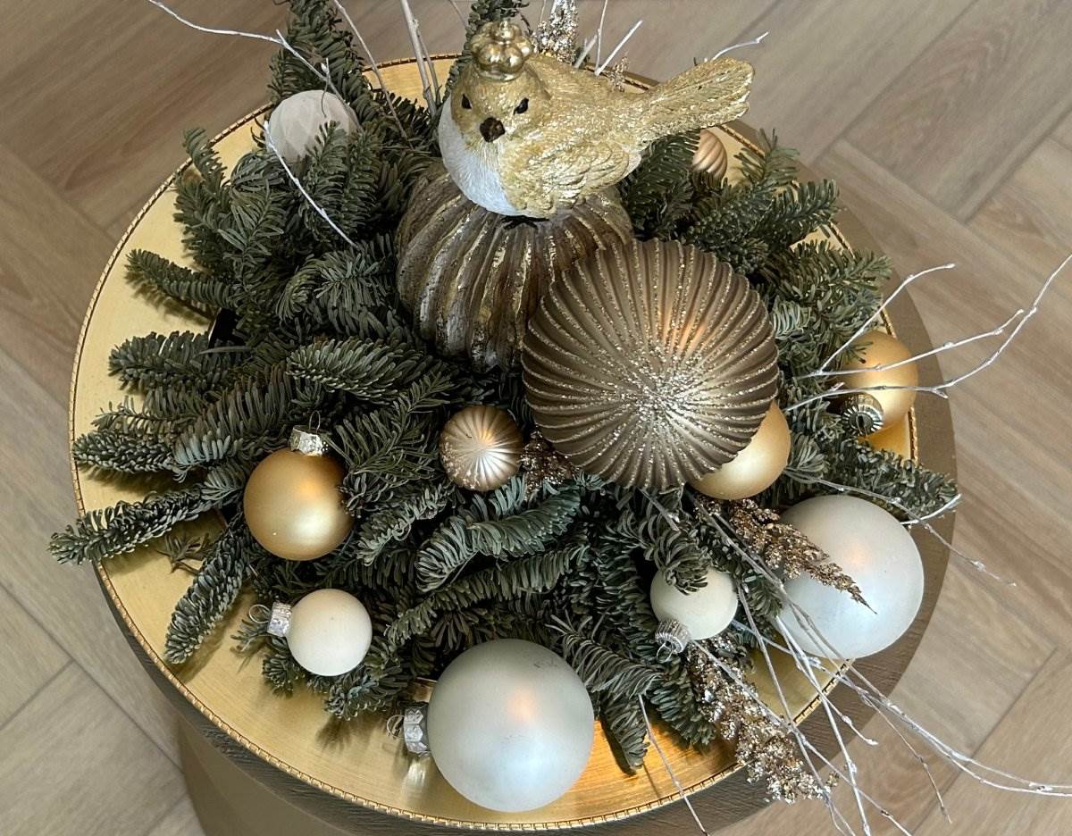 Novogodišnja dekoracija za sto