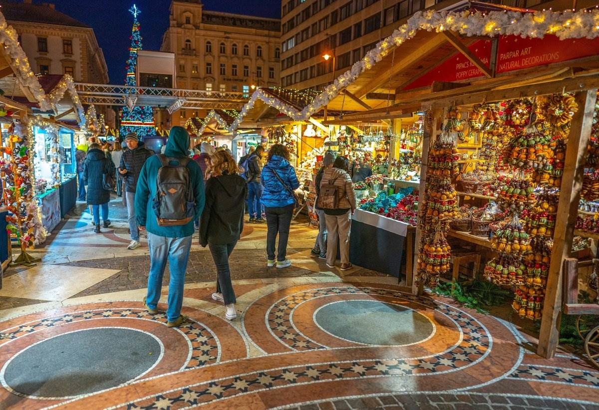 Božićni market u Budimpešti