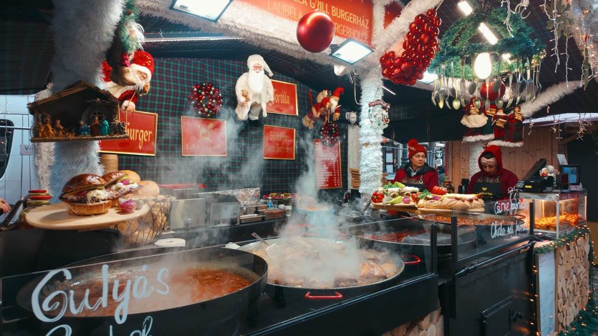 Božićni market u Budimpešti