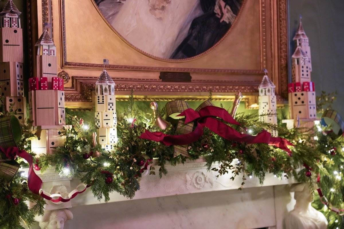 Novogodišnja dekoracija u Beloj kući