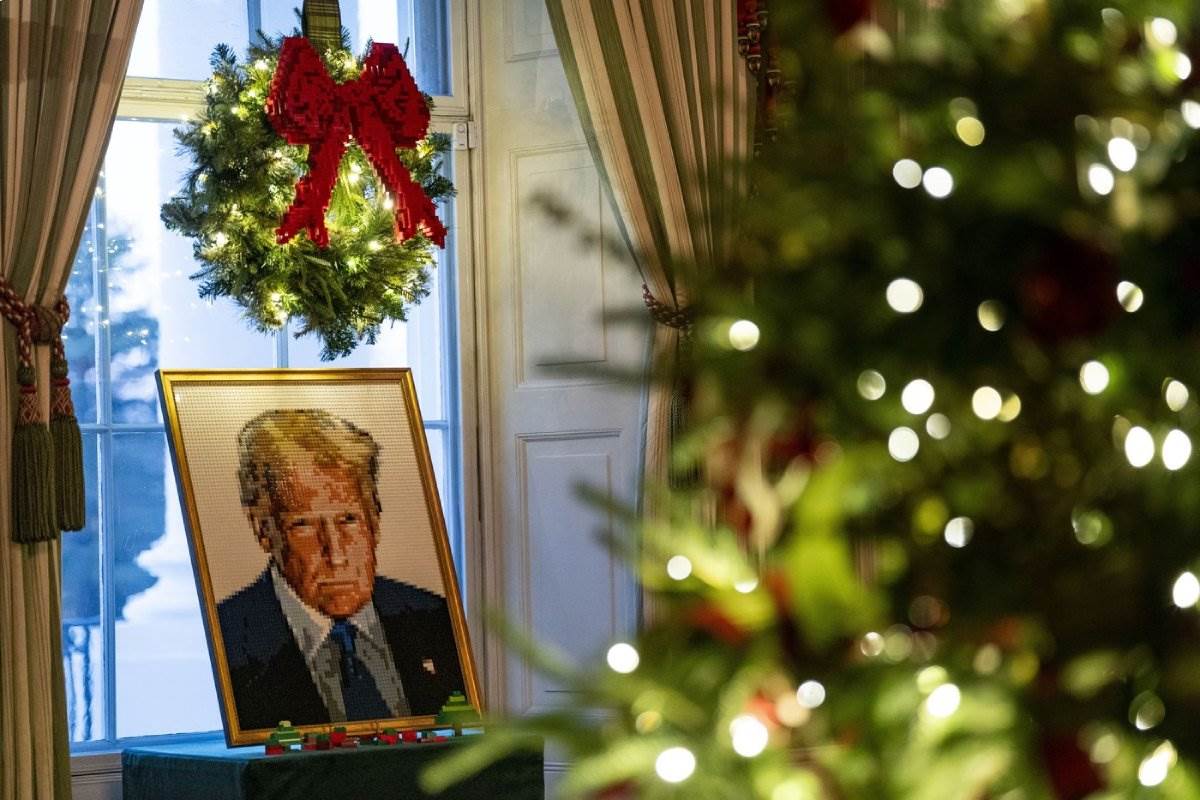 Novogodišnja dekoracija u Beloj kući