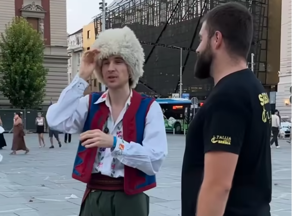 Eduar Žakmin igra kolo u Srbiji