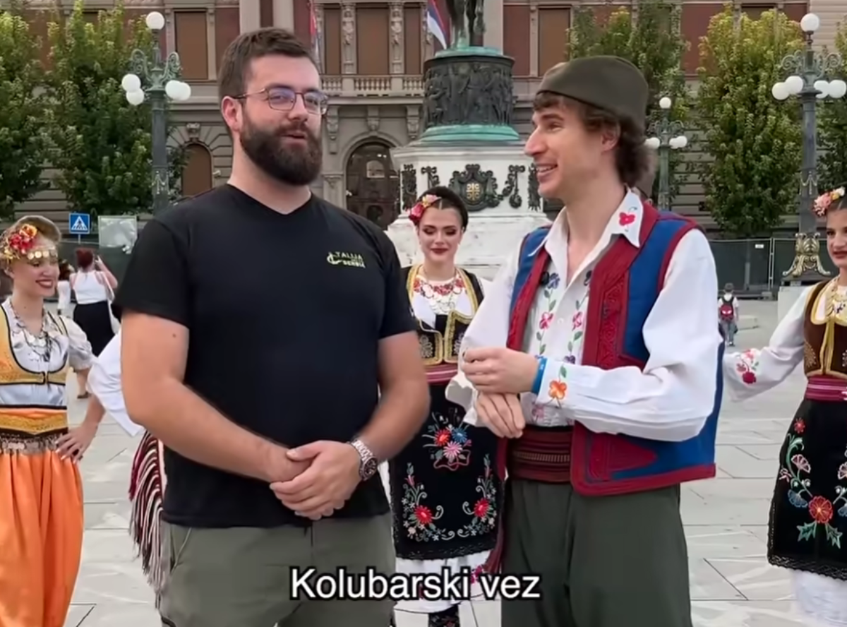 Eduar Žakmin igra kolo u Srbiji