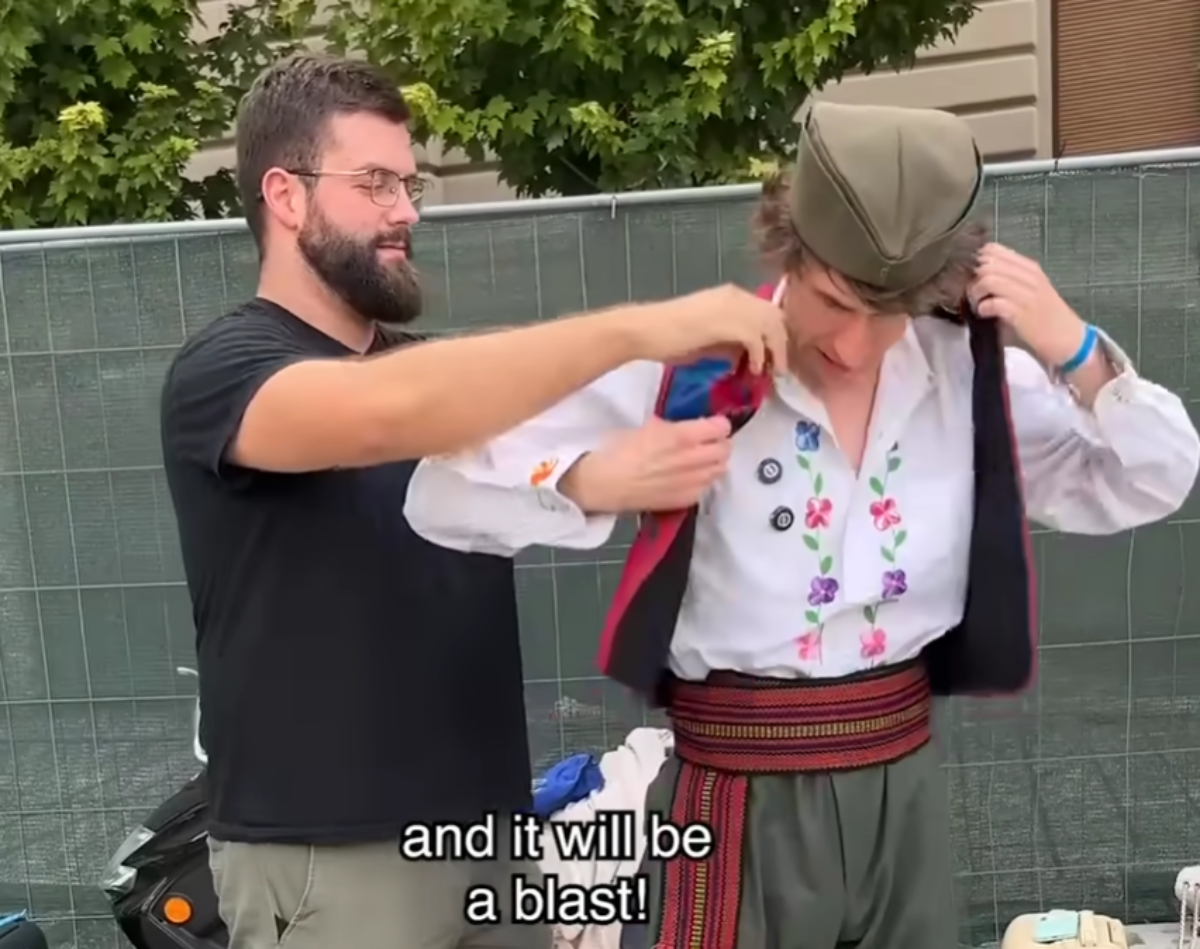 Eduar Žakmin igra kolo u Srbiji