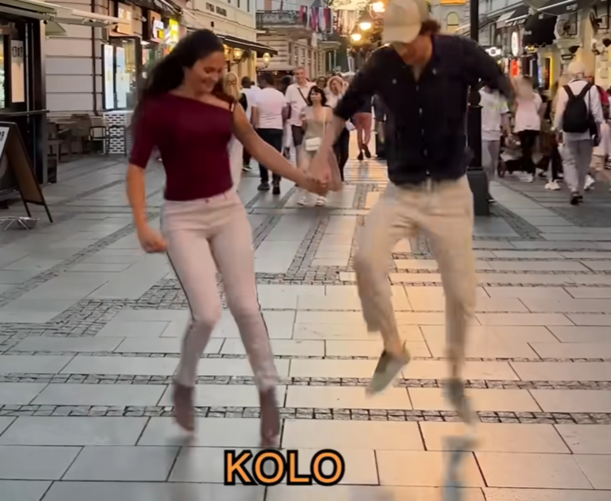 Eduar Žakmin igra kolo u Srbiji