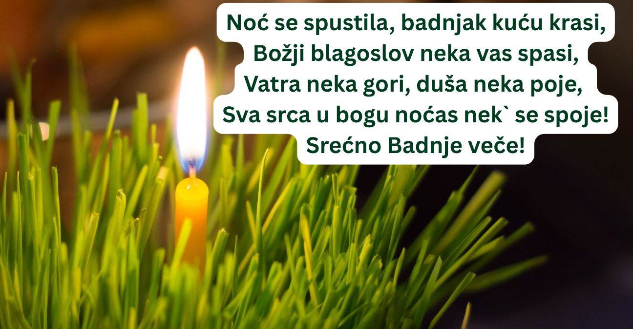 Čestitke za Badnji dan i Badnje veče