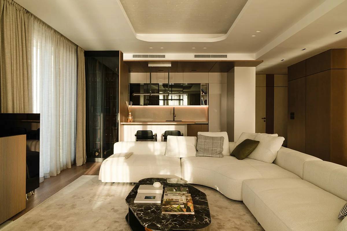 Enterijer stana u Beogradu na vodi