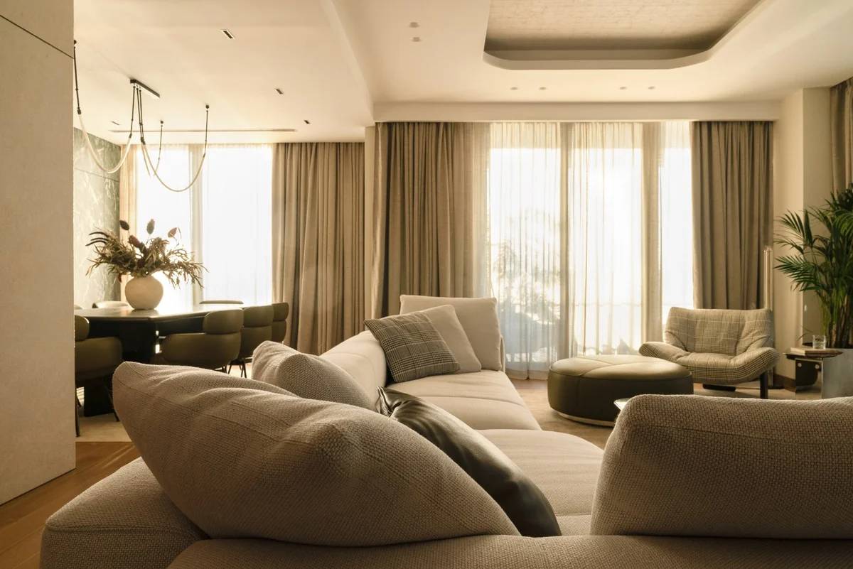 Enterijer stana u Beogradu na vodi