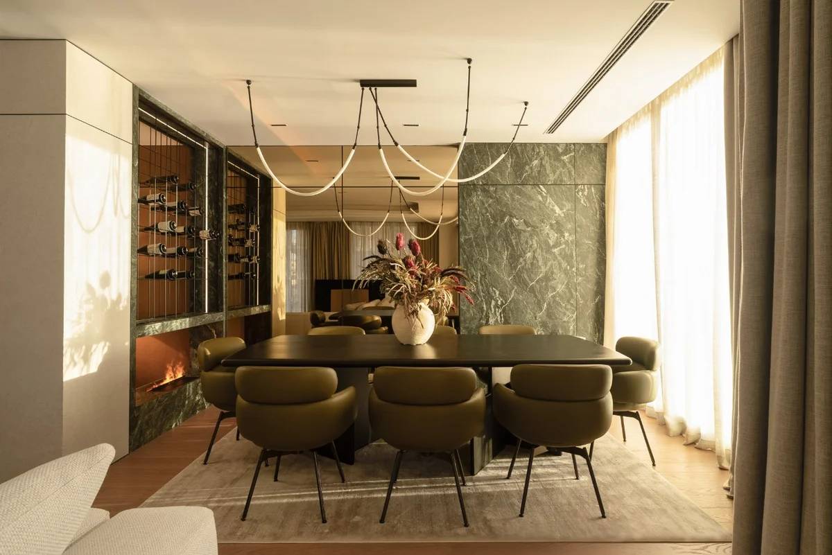 Enterijer stana u Beogradu na vodi