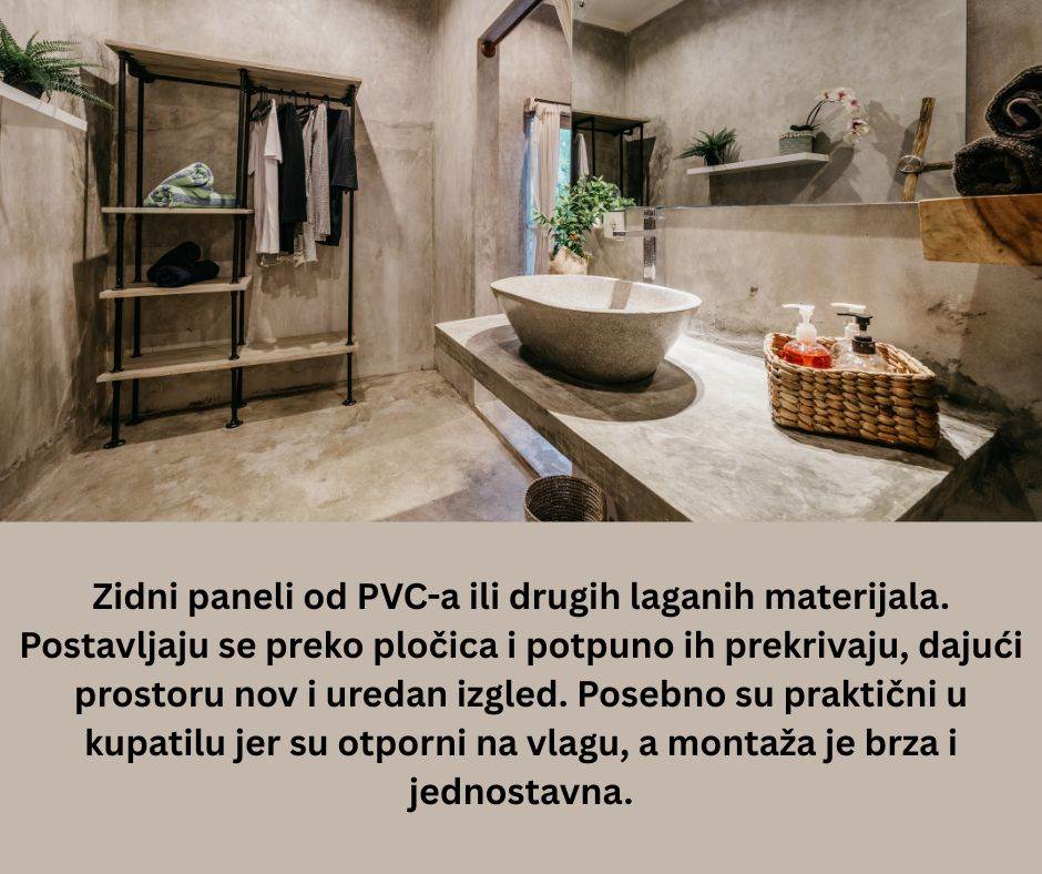 najjednostavniji trik su samolepljive dekorativne folije za pločice. Dolaze u raznim dezenima, od imitacije mermera do modernih geometrijskih šara, i lako se lepe direktno preko postojećih pločica (1).jpg