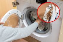 Mašina za veš i prljavština koja je unutra