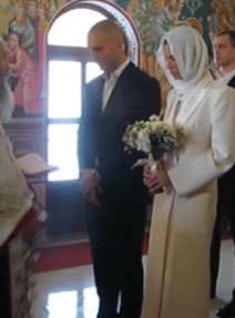 Danijela Dimitrovska na venčanju