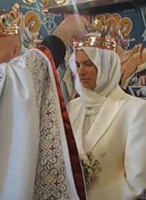 Danijela Dimitrovska na venčanju