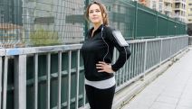žena trenira