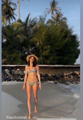 Jelisaveta Orašanin u kupaćem kostimu na Maldivima