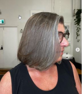 Siva boja kose