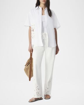 moderna bela bluza