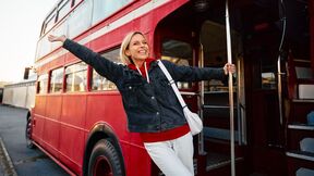 žena u Londonu