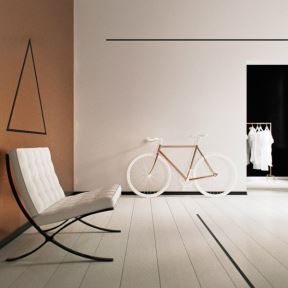 Inspiracija minimalizma: stan u 3 boje