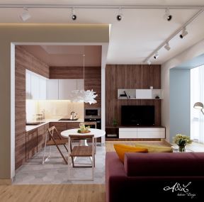 (VIDEO) Inspiracija za uređenje doma: mali moderan stan u toplim bojama