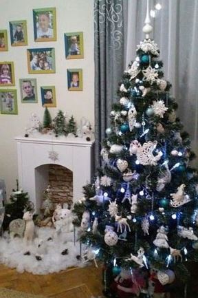 Snežna i novogodišnja čarolija za sve generacije: zavirite u plavo-belu dekoraciju u domu Gorice Jevtović (FOTO)