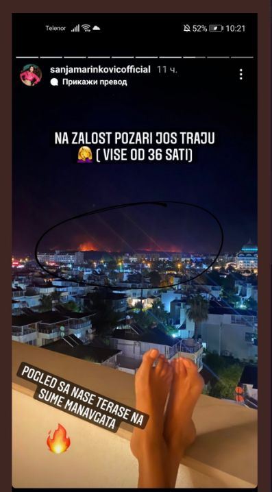 Požar u Turskoj stopala Sanje Marinković