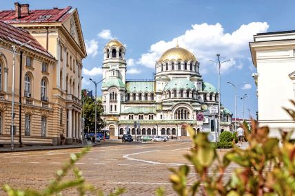 stock-photo-sofia-bulgaria-sep-the-alexander-nevsky-cathedral-and-the-streets-in-the-downtown-of-1174049023