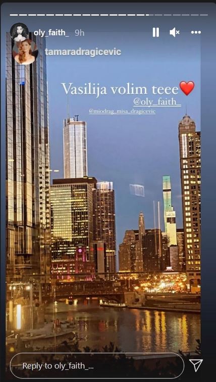 Tamara Dragičević poruka Vasiliji