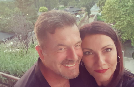 Saša  i Ksenija Milošević slave deset godina braka