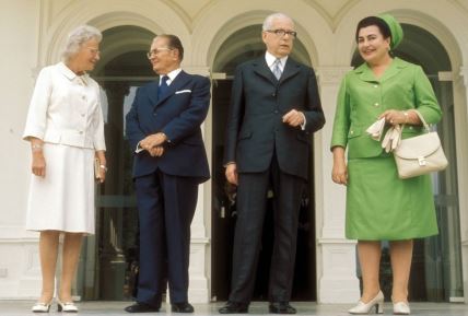 Jovanka Broz i Josip Broz Tito