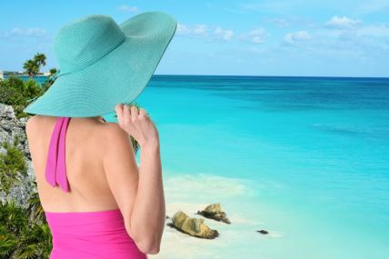 Žena na plaži