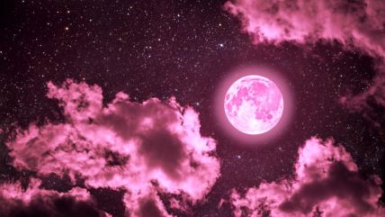 Ružičasti pun Mesec