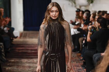 Braon večernja haljina moda Ralf Loren1073974238.jpg