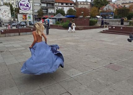 žena koja trči
