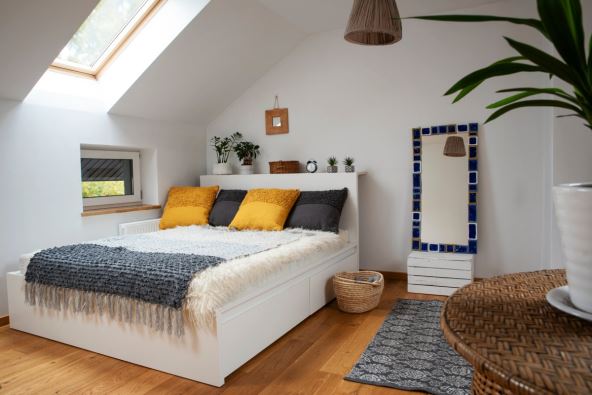 Spavaća soba u potkrovlju