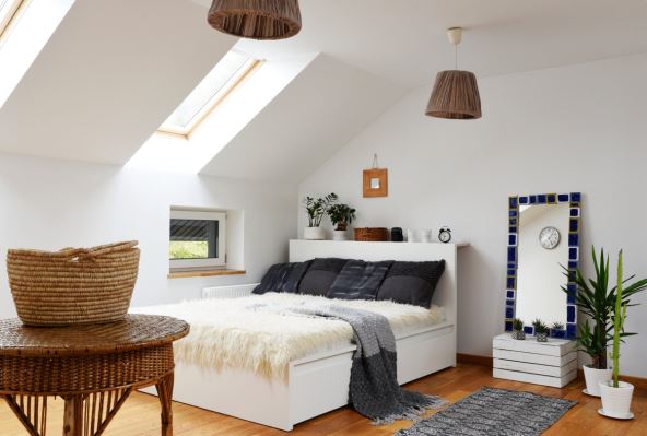 Spavaća soba u potkrovlju