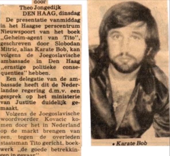 Slobodan Mitrić, poznatiji kao Karate Bob