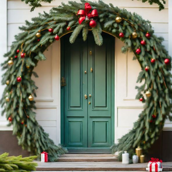 kako ukrasiti vrata i dvoriste za novu godinu 10.jpg