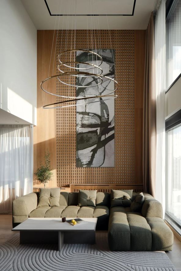 Dnevna zona dupleksa u Beogradu