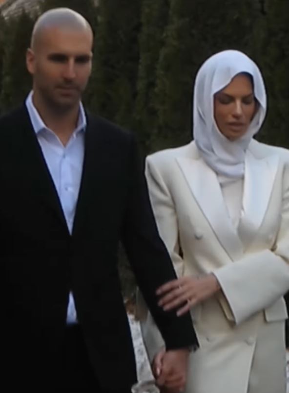 Danijela Dimitrovska na venčanju