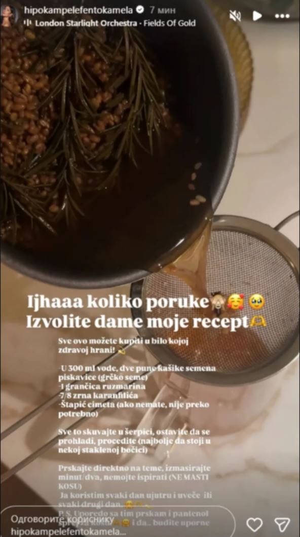 Dragana Mićalović deli savet za negu kose