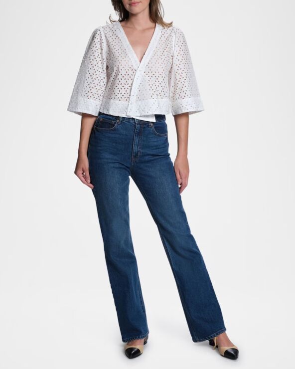 moderna bela bluza