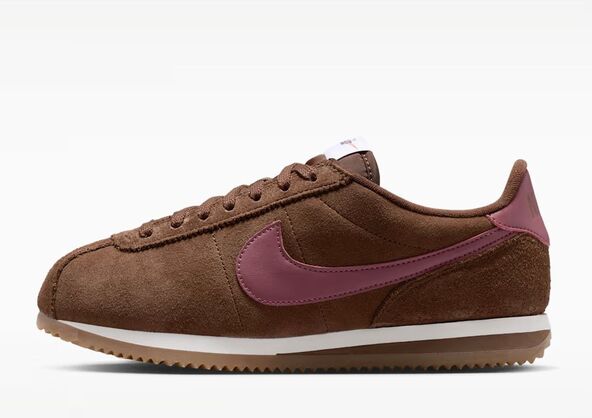Nike Cortez koža platno braon patike.jpg